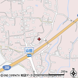 熊本県玉名市山田379周辺の地図