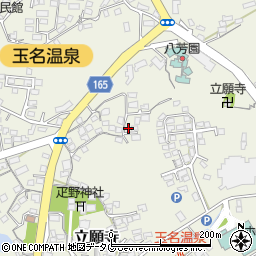 熊本県玉名市立願寺753-8周辺の地図