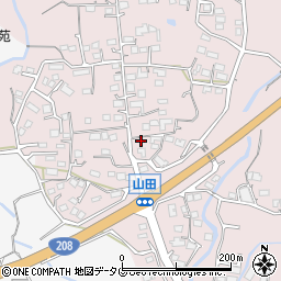 熊本県玉名市山田370周辺の地図