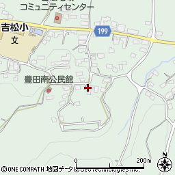 熊本県熊本市北区植木町豊田69周辺の地図