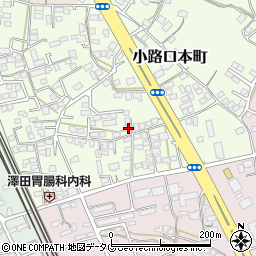 長崎県大村市小路口本町350周辺の地図