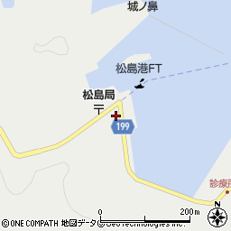 長崎県西海市大瀬戸町松島内郷1388周辺の地図