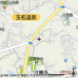 熊本県玉名市立願寺772周辺の地図