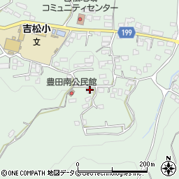 熊本県熊本市北区植木町豊田56-1周辺の地図