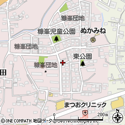 熊本県玉名市山田1836-210周辺の地図