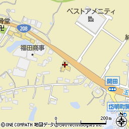 熊本日産自動車玉名支店周辺の地図