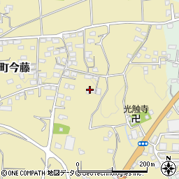熊本県熊本市北区植木町今藤周辺の地図