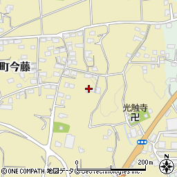 熊本県熊本市北区植木町今藤周辺の地図