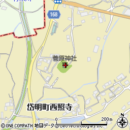 熊本県玉名市岱明町西照寺912周辺の地図