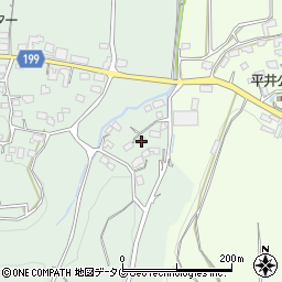 熊本県熊本市北区植木町豊田262周辺の地図