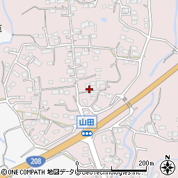 熊本県玉名市山田344周辺の地図