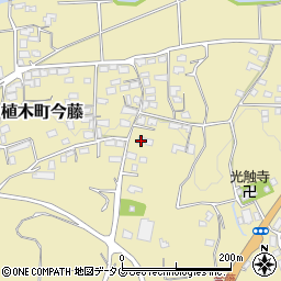 熊本県熊本市北区植木町今藤376周辺の地図