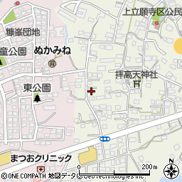 熊本県玉名市立願寺857-19周辺の地図