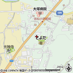 熊本県熊本市北区植木町豊田563-1周辺の地図