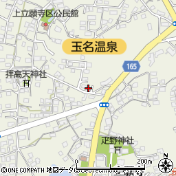熊本県玉名市立願寺991-1周辺の地図