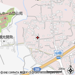 熊本県玉名市山田544周辺の地図