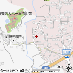 熊本県玉名市山田557周辺の地図