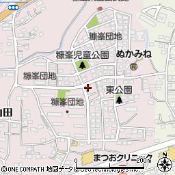 熊本県玉名市山田1836-215周辺の地図