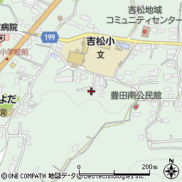 熊本県熊本市北区植木町豊田434-13周辺の地図