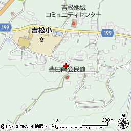 熊本県熊本市北区植木町豊田424-2周辺の地図