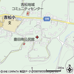 熊本県熊本市北区植木町豊田399周辺の地図