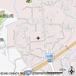 熊本県玉名市山田355周辺の地図