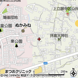 熊本県玉名市立願寺852-7周辺の地図