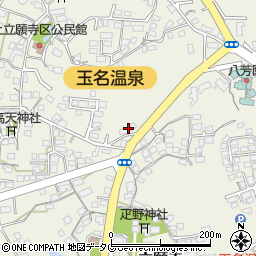 熊本県玉名市立願寺1002-1周辺の地図