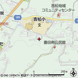 熊本県熊本市北区植木町豊田436-1周辺の地図