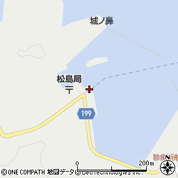 松島港旅客船ターミナル（西海市）周辺の地図