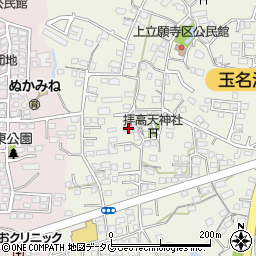 熊本県玉名市立願寺855周辺の地図