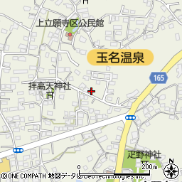 熊本県玉名市立願寺982周辺の地図