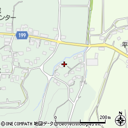 熊本県熊本市北区植木町豊田254-2周辺の地図