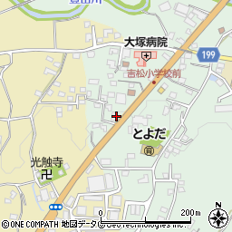 熊本県熊本市北区植木町豊田576周辺の地図