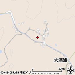 高知県宿毛市大深浦周辺の地図