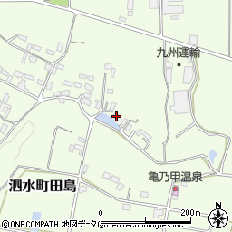 熊本県菊池市泗水町田島2757周辺の地図
