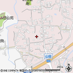 熊本県玉名市山田309周辺の地図