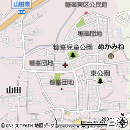 熊本県玉名市山田1836-169周辺の地図