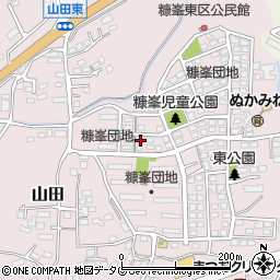 熊本県玉名市山田1836-173周辺の地図