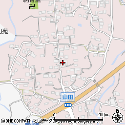 熊本県玉名市山田318周辺の地図