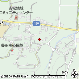 熊本県熊本市北区植木町豊田365周辺の地図
