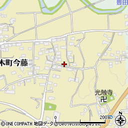熊本県熊本市北区植木町今藤286周辺の地図