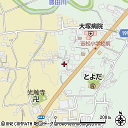 熊本県熊本市北区植木町豊田580周辺の地図