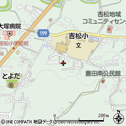熊本県熊本市北区植木町豊田443周辺の地図