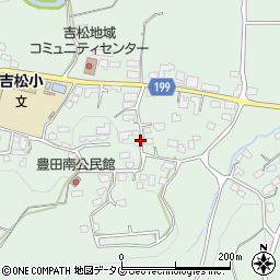 熊本県熊本市北区植木町豊田398-1周辺の地図
