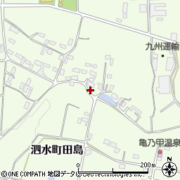 熊本県菊池市泗水町田島2763周辺の地図