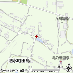 熊本県菊池市泗水町田島2762周辺の地図