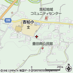 熊本県熊本市北区植木町豊田407-1周辺の地図