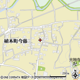 熊本県熊本市北区植木町今藤365周辺の地図