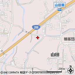 熊本県玉名市山田1785周辺の地図